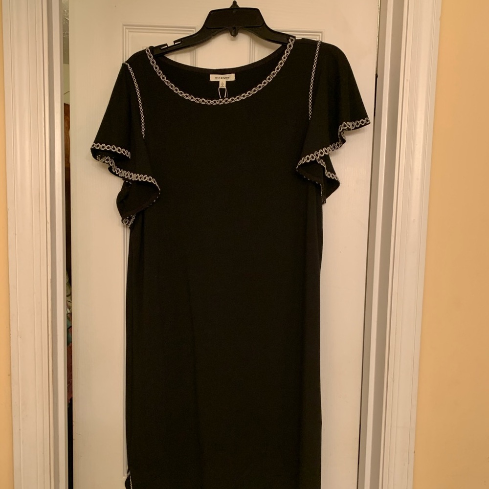 Women’s black knit dress
